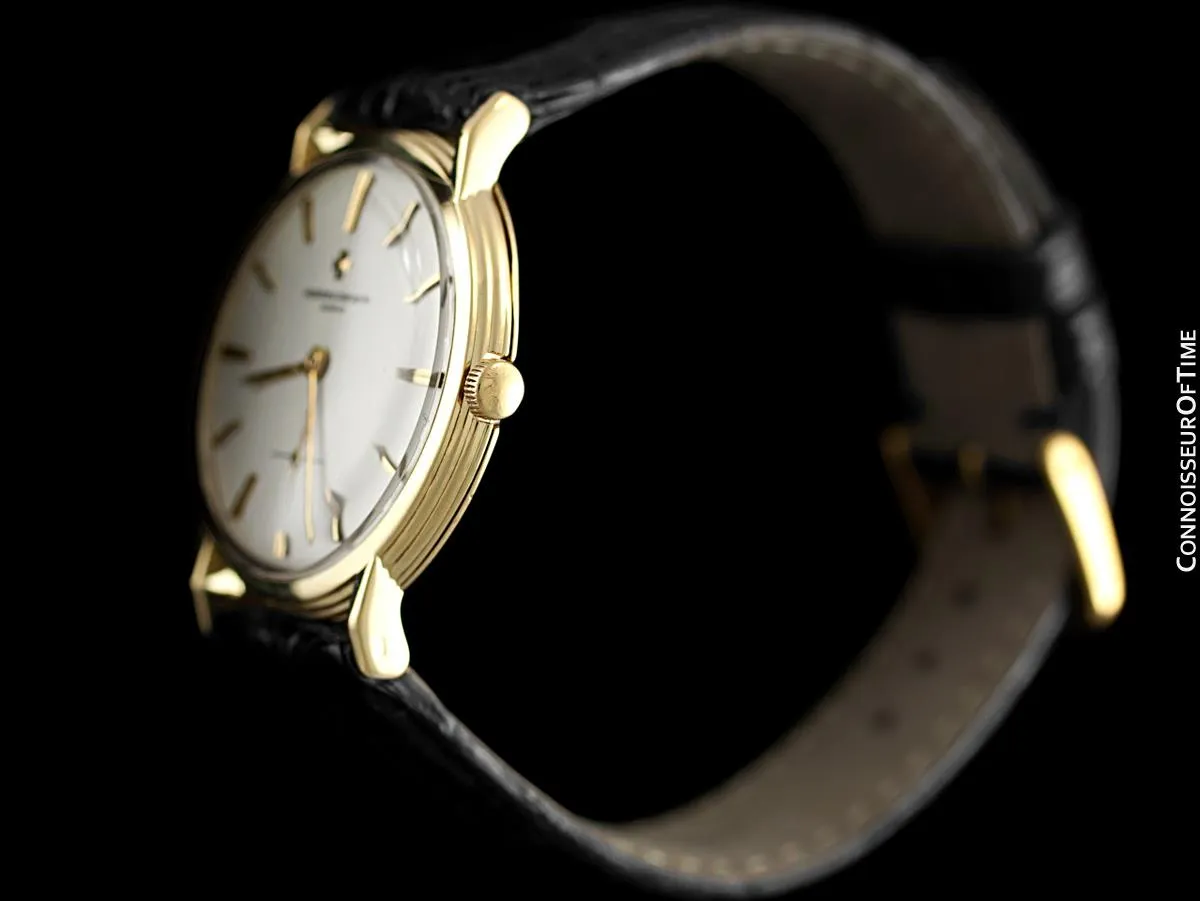 1960's Vacheron & Constantin Vintage Mens Watch with Tiered Case, Cal. K1001 - 18K Gold