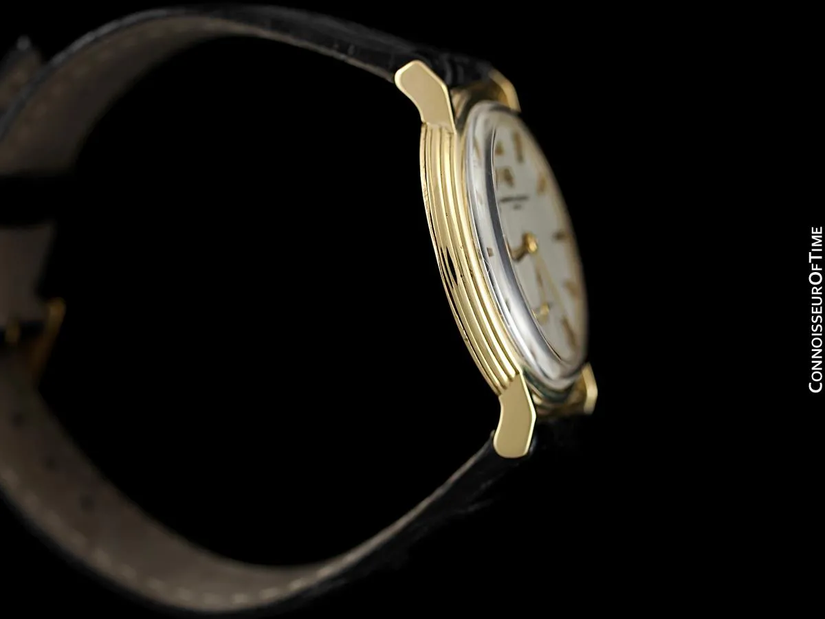 1960's Vacheron & Constantin Vintage Mens Watch with Tiered Case, Cal. K1001 - 18K Gold
