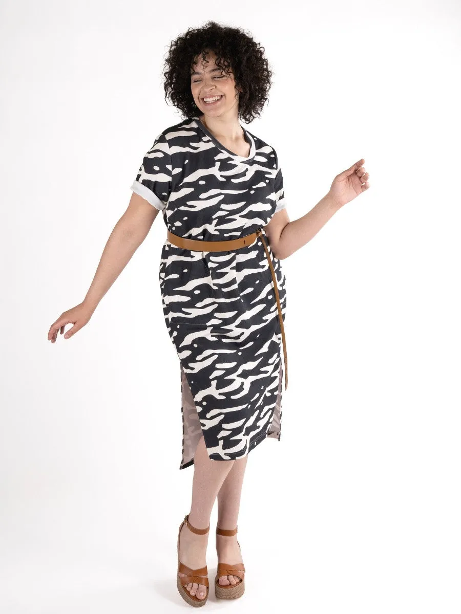 Asymmetric Neckline Dress
