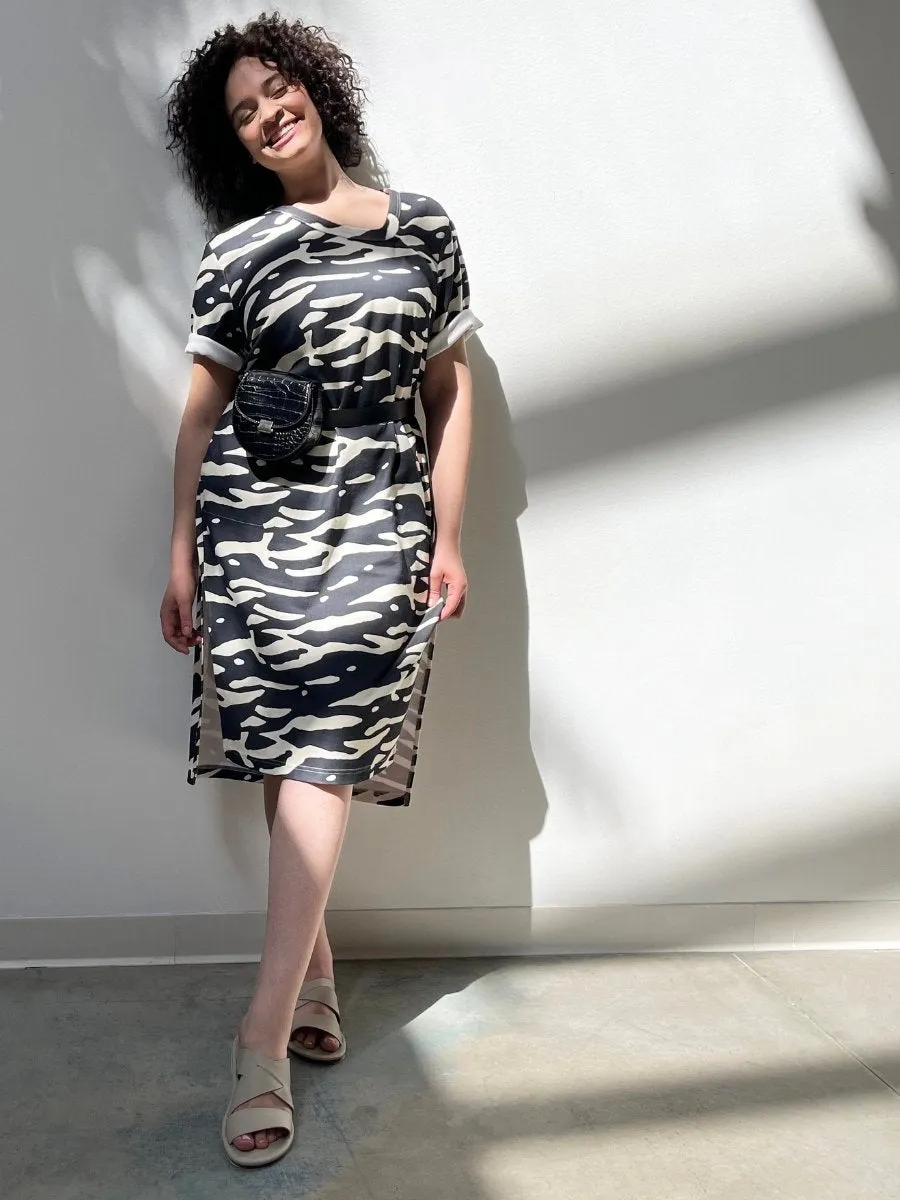 Asymmetric Neckline Dress