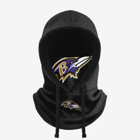 Baltimore Ravens Black Drawstring Hooded Gaiter