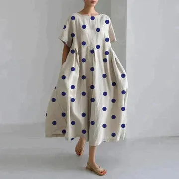 Blair - Floral Print Elegant Dress