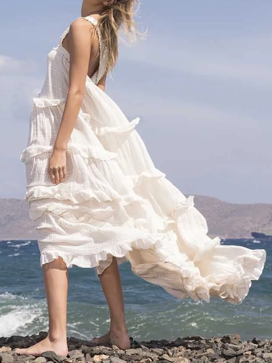 Bohemian Elegant Holiday Maxi Dress