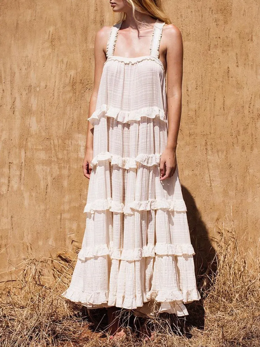 Bohemian Elegant Holiday Maxi Dress
