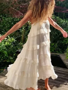 Bohemian Elegant Holiday Maxi Dress