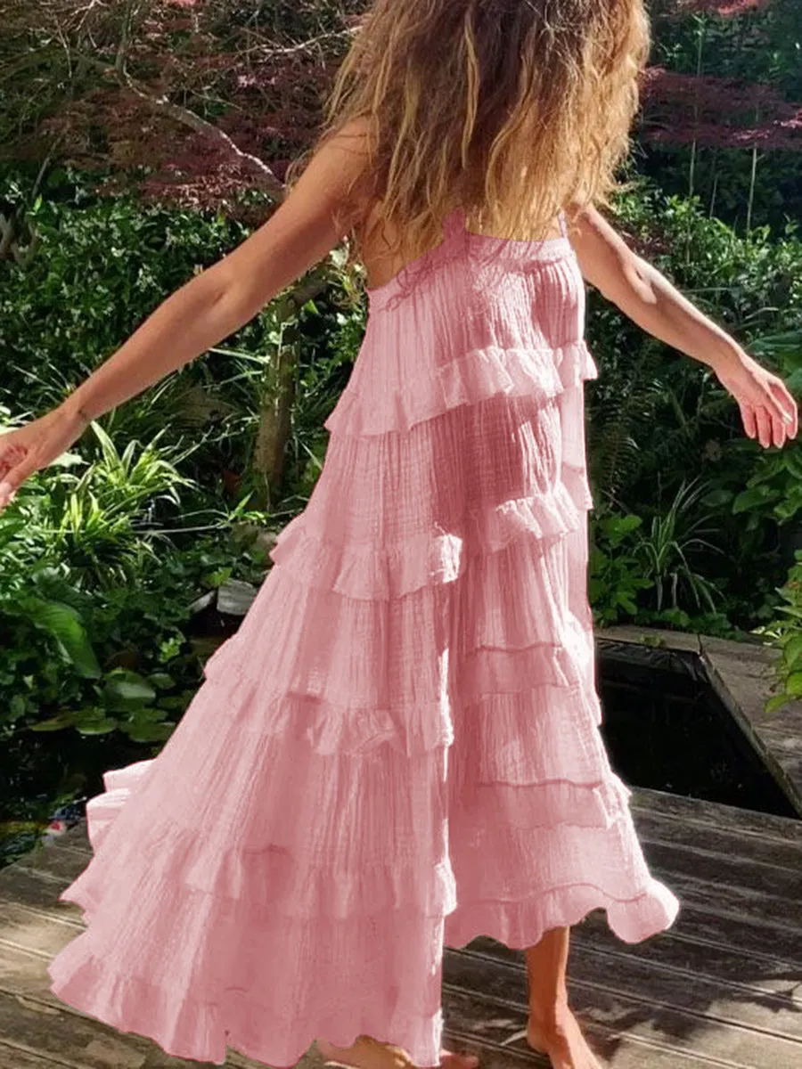 Bohemian Elegant Holiday Maxi Dress