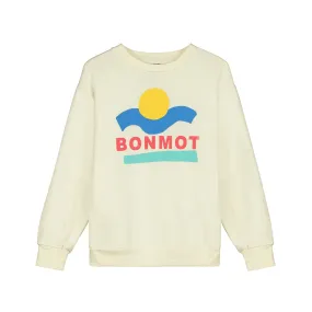 BONMOT IVORY SENSET SWEATSHIRT
