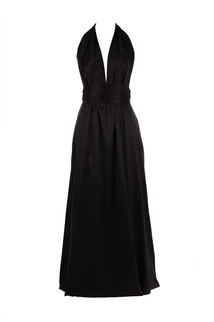 Cameo Bubble Gown in Black