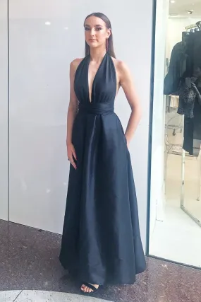 Cameo Bubble Gown in Black