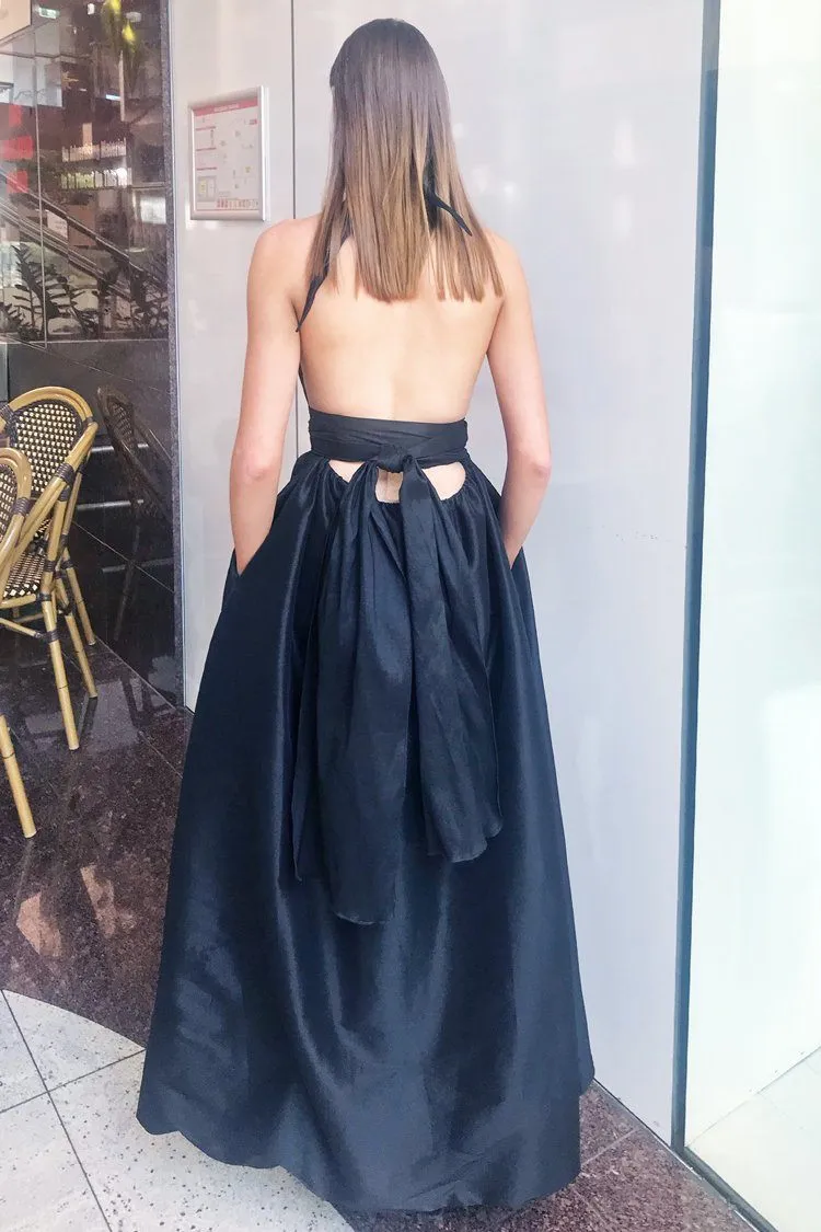 Cameo Bubble Gown in Black