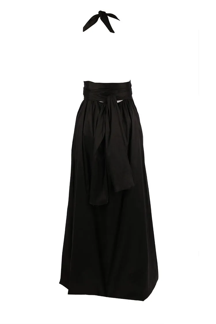 Cameo Bubble Gown in Black