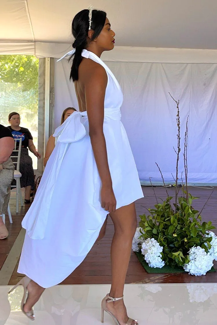 Cameo Bubble Gown in White