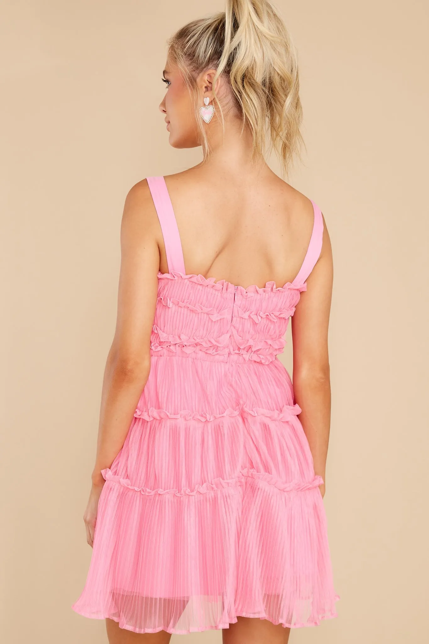 Cheap Frills Pink Dress