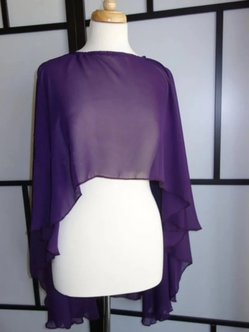 Chiffon Party Shrug Wrap Shoulder Cover Up