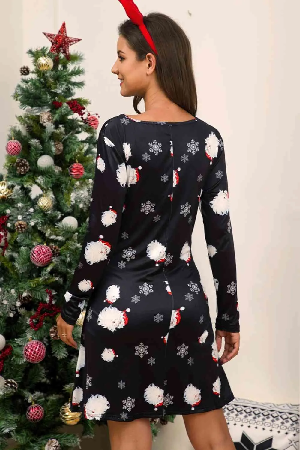 Christmas Long Sleeve Dress