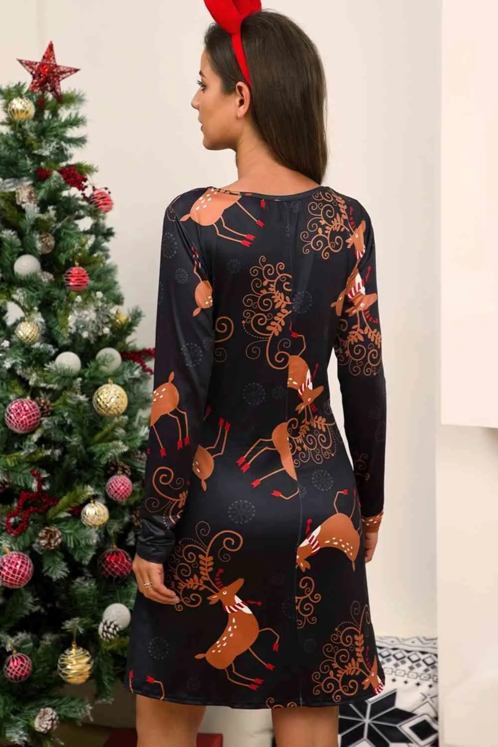 Christmas Long Sleeve Dress