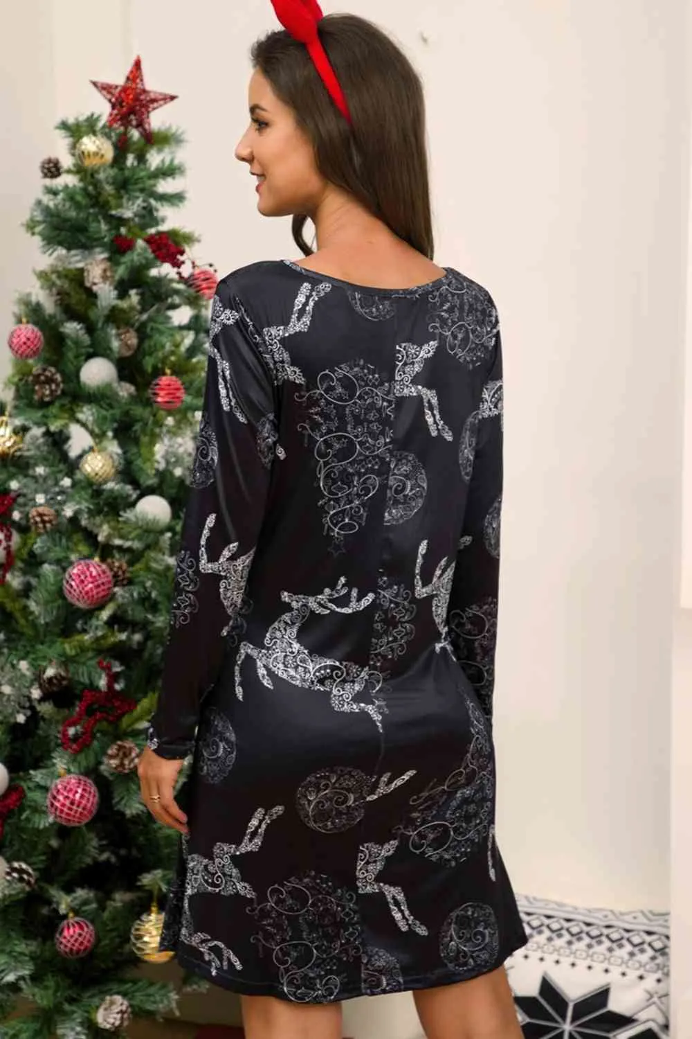 Christmas Long Sleeve Dress