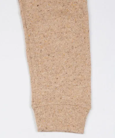 Crew Raglan Beige Fleck