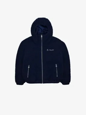 DARK BLUE BALACLAVA FLEECE JACKET "MOSQUETS"