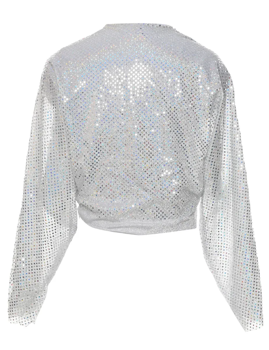 Disco Sequined Jacket - M