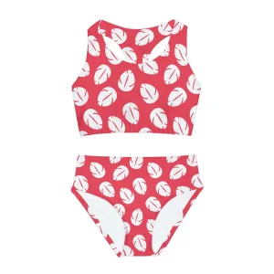 Disney Lilo And Stitch Lilo's Dress Girls Two Piece Swimsuit