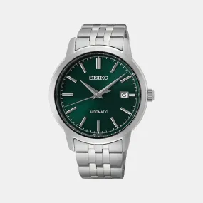 Dress Men's Green Analog Stainless Steel Automatic Watch SRPH89K1