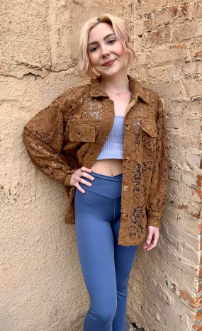 Emmy Oversized Lace Shirt