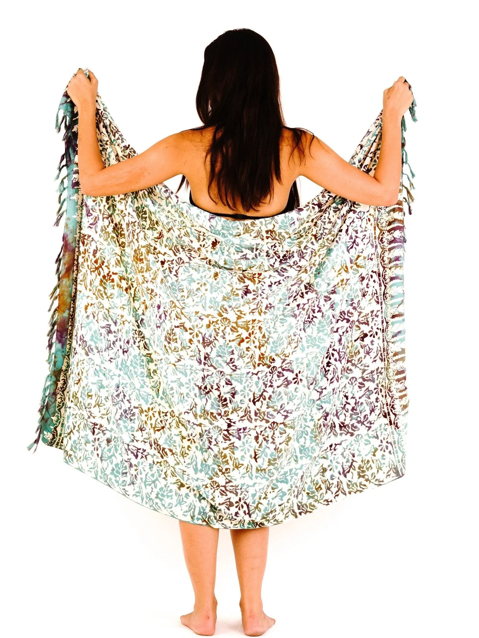 Floral Batik Print Sarong