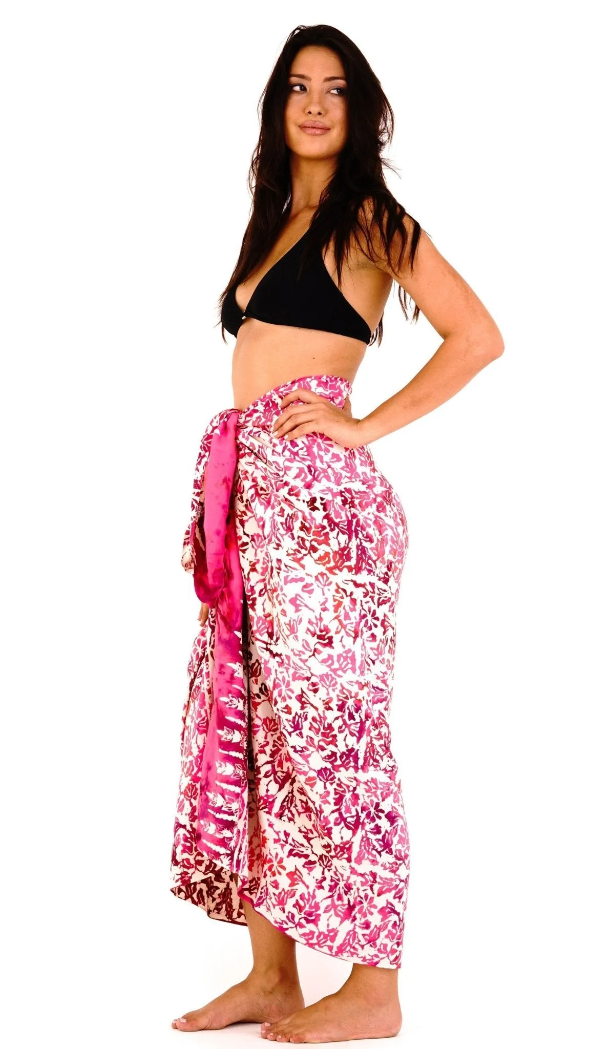Floral Batik Print Sarong