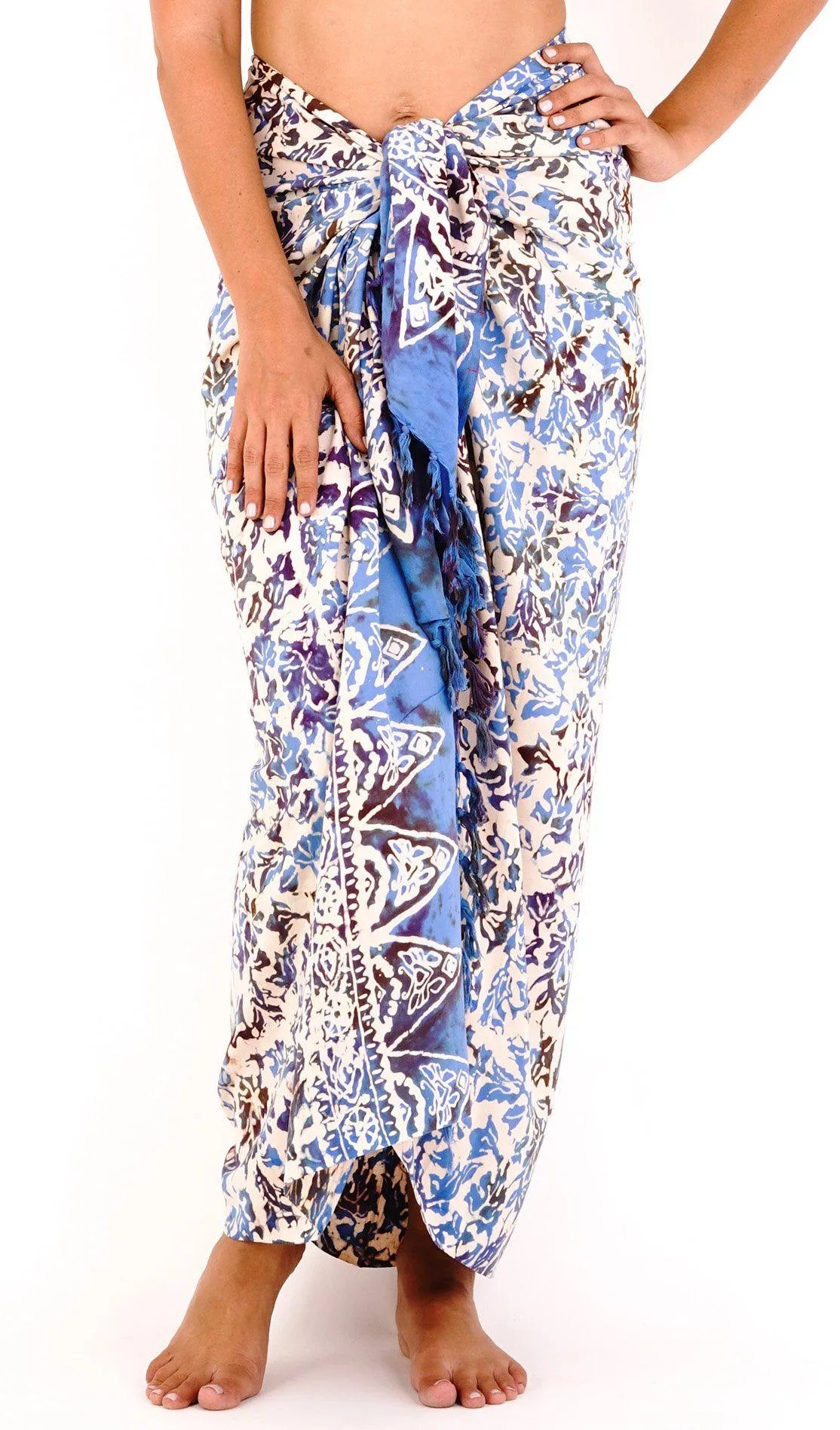 Floral Batik Print Sarong