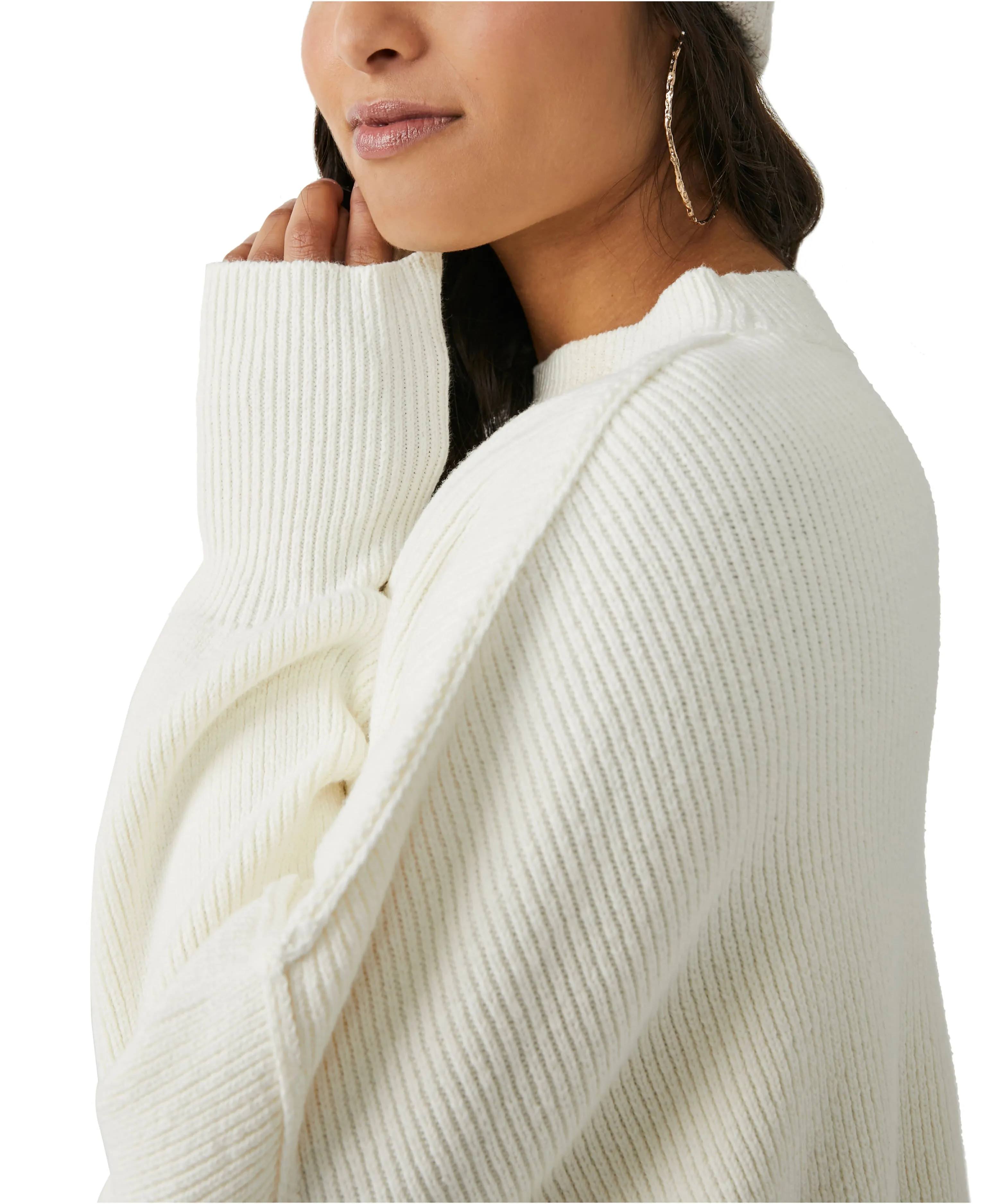 Free People Easy Street Crop Pullover