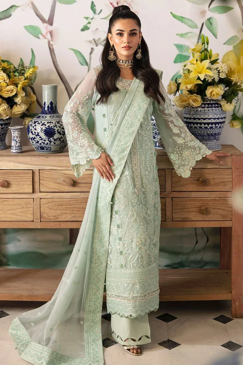 Gulaal |  Embroidered Chiffon 24  | Jade