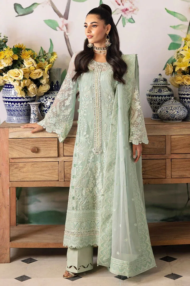 Gulaal |  Embroidered Chiffon 24  | Jade