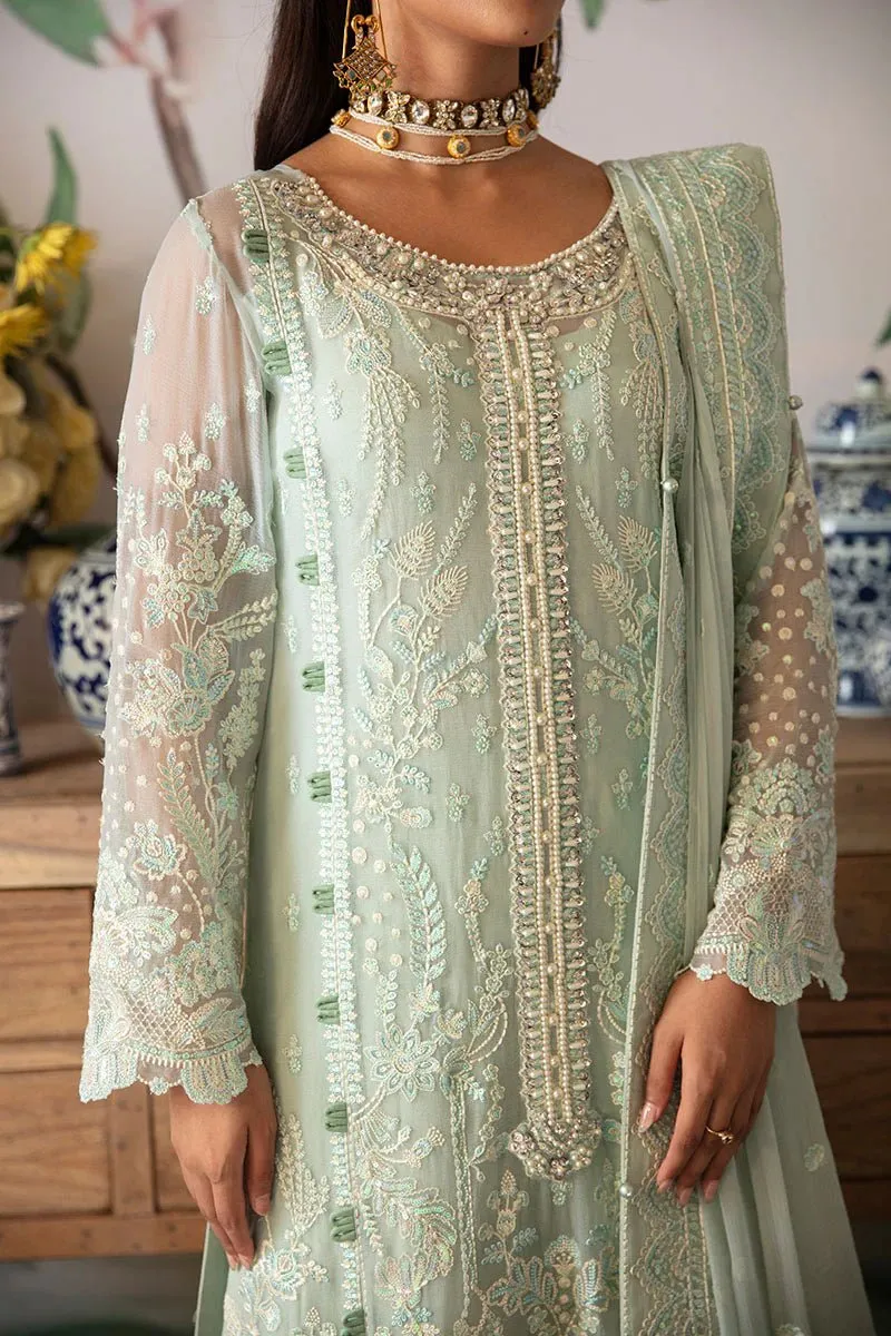 Gulaal |  Embroidered Chiffon 24  | Jade