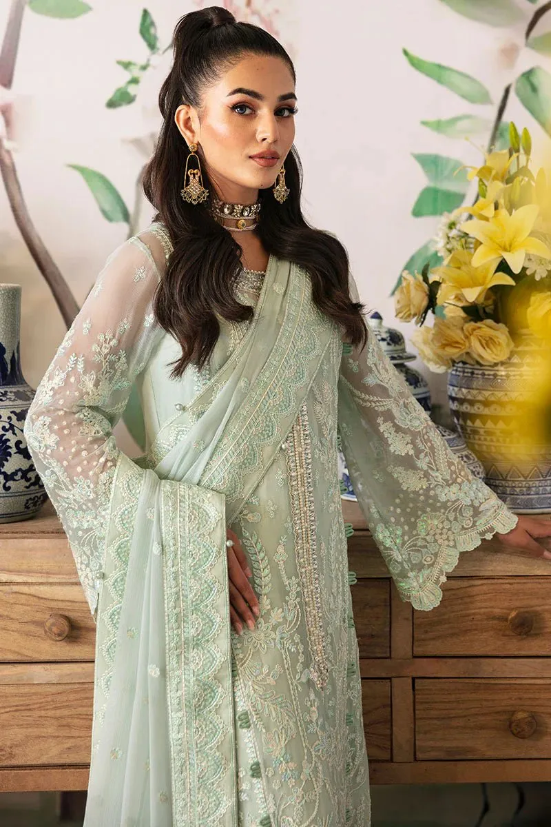 Gulaal |  Embroidered Chiffon 24  | Jade