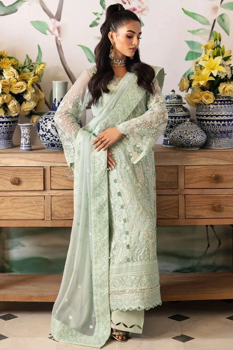 Gulaal |  Embroidered Chiffon 24  | Jade