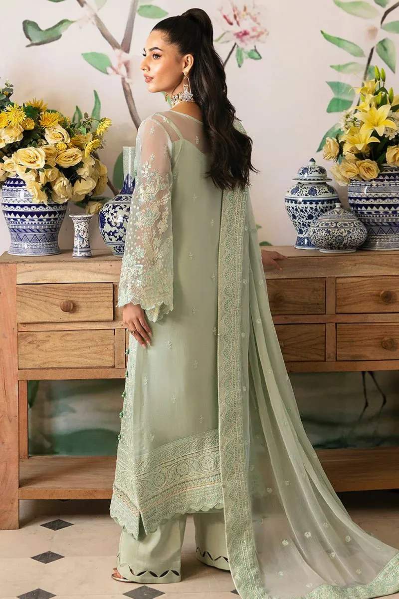 Gulaal |  Embroidered Chiffon 24  | Jade