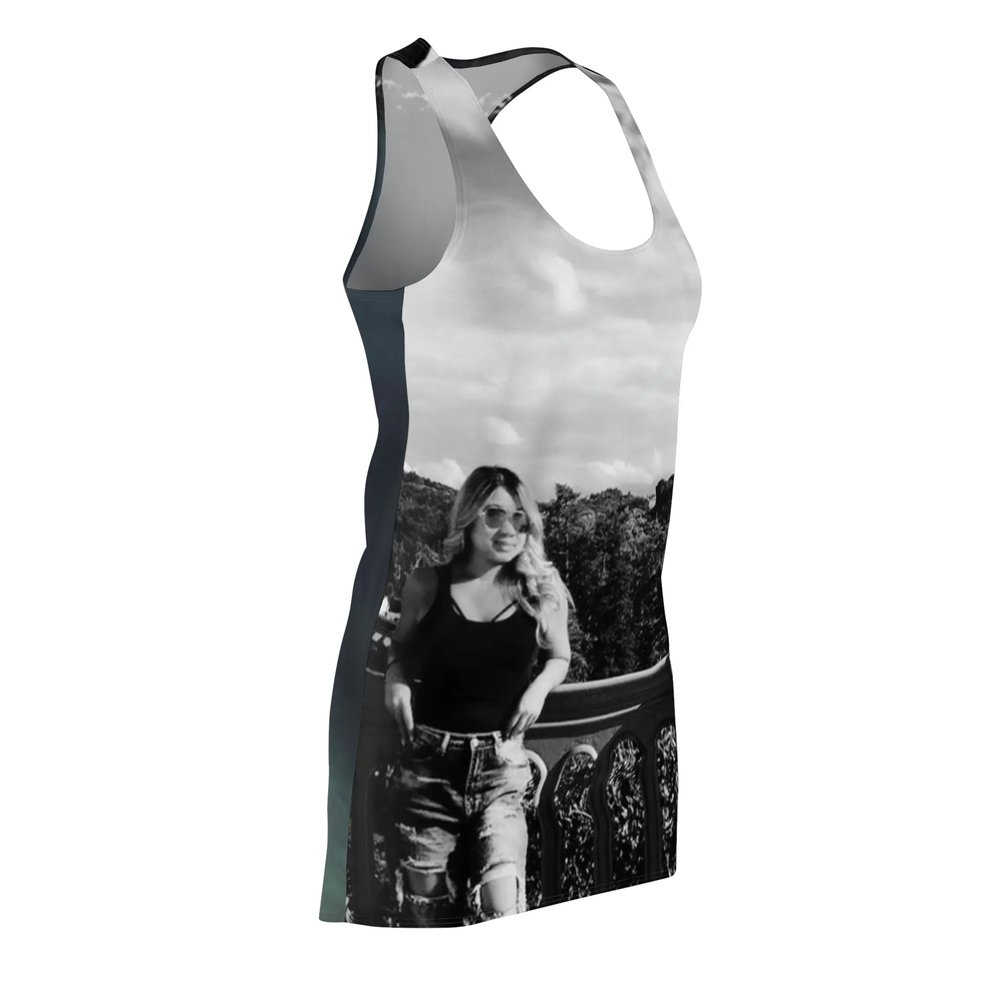 Island Girl Women's Cut & Sew Racerback Dress (AOP)