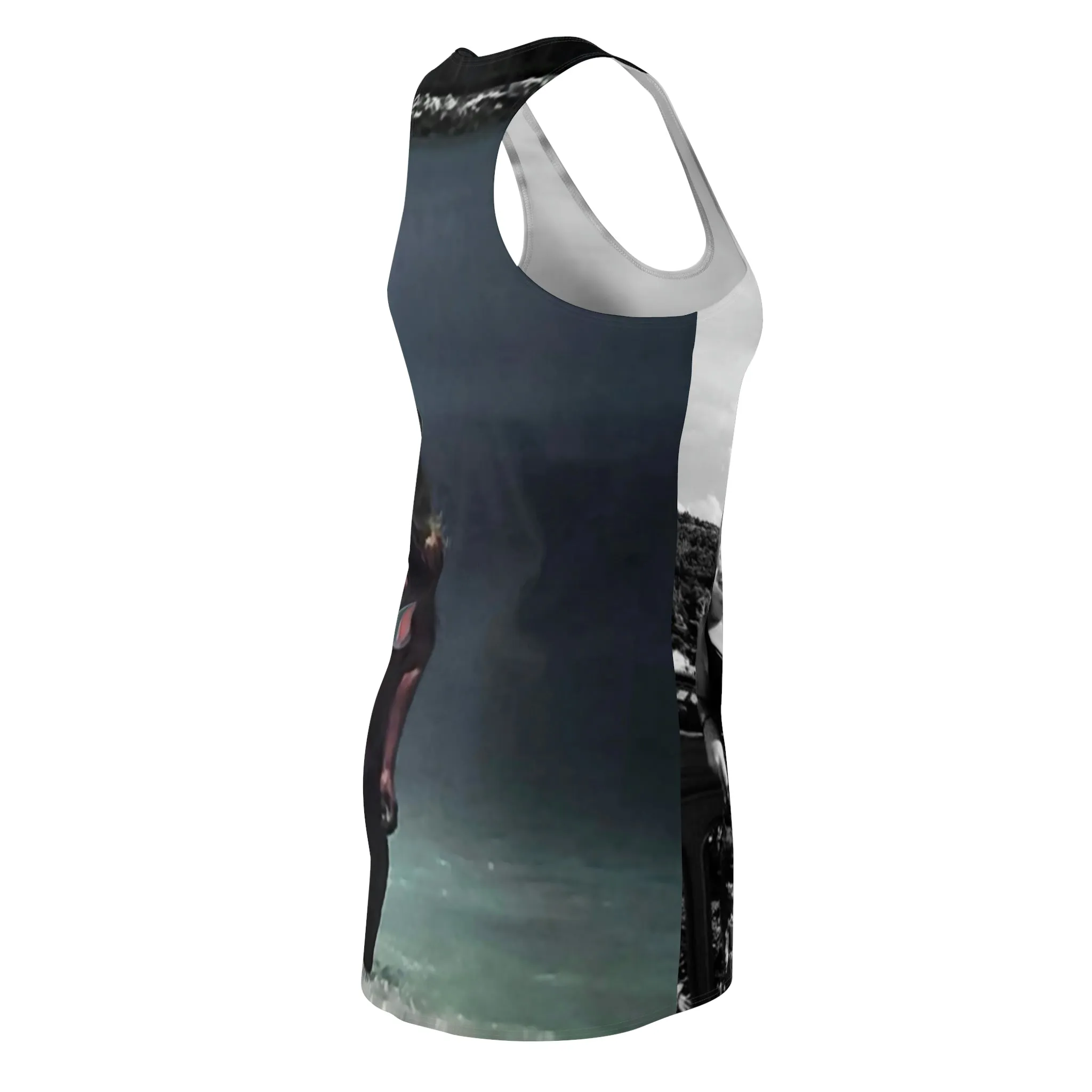 Island Girl Women's Cut & Sew Racerback Dress (AOP)