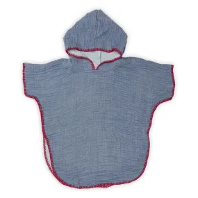 Kid's Poncho in Denim (12-24M)