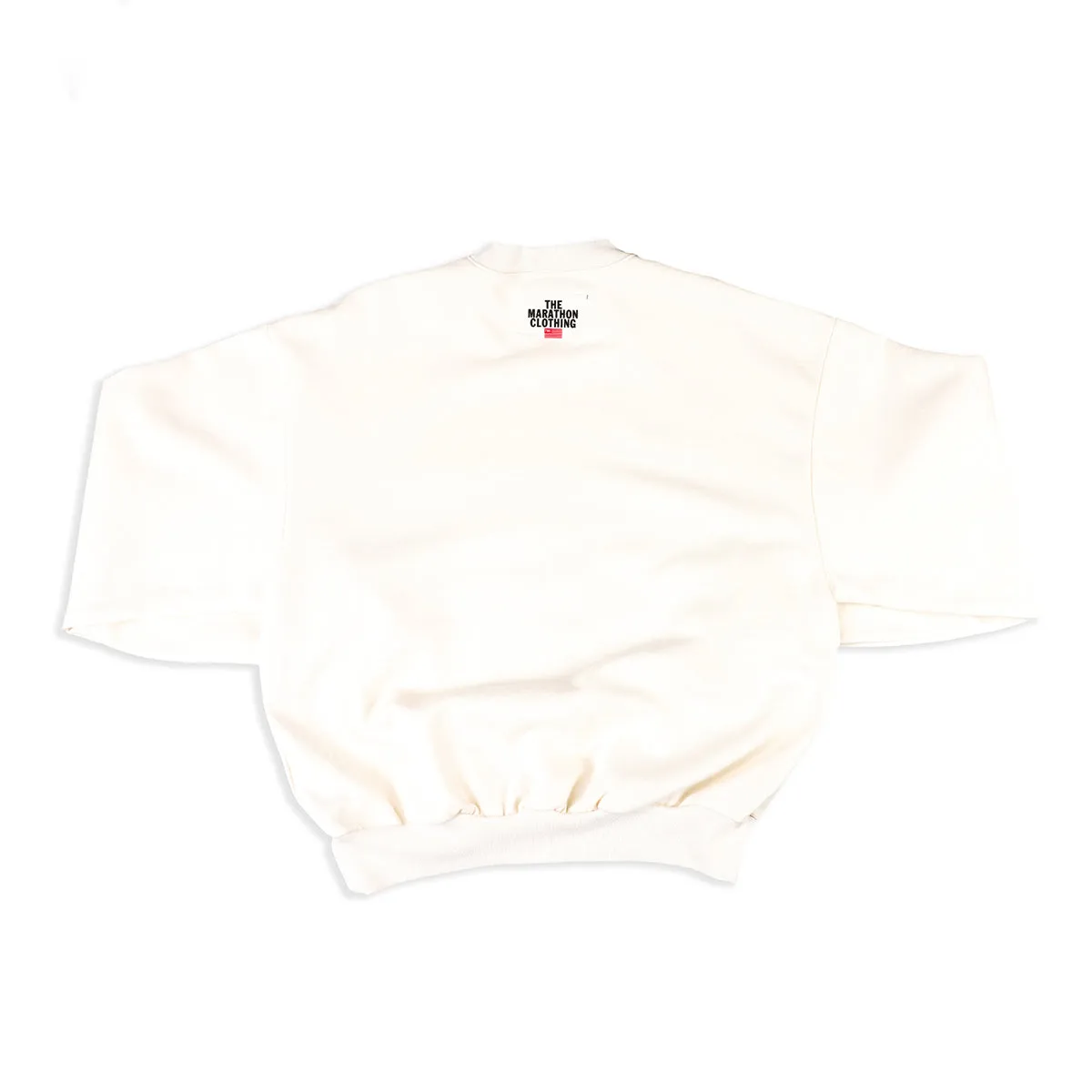 Leo The Marathon Lion (TMC Flag Sweatsuit) Crewneck - Bone
