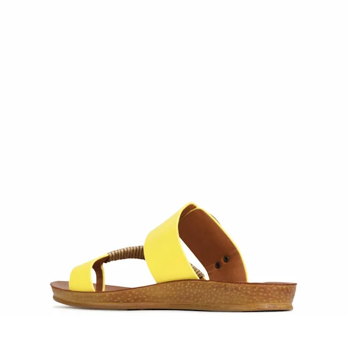 Los Carbos Bria Sunburst Yellow Light Flexible Sandal Jandal