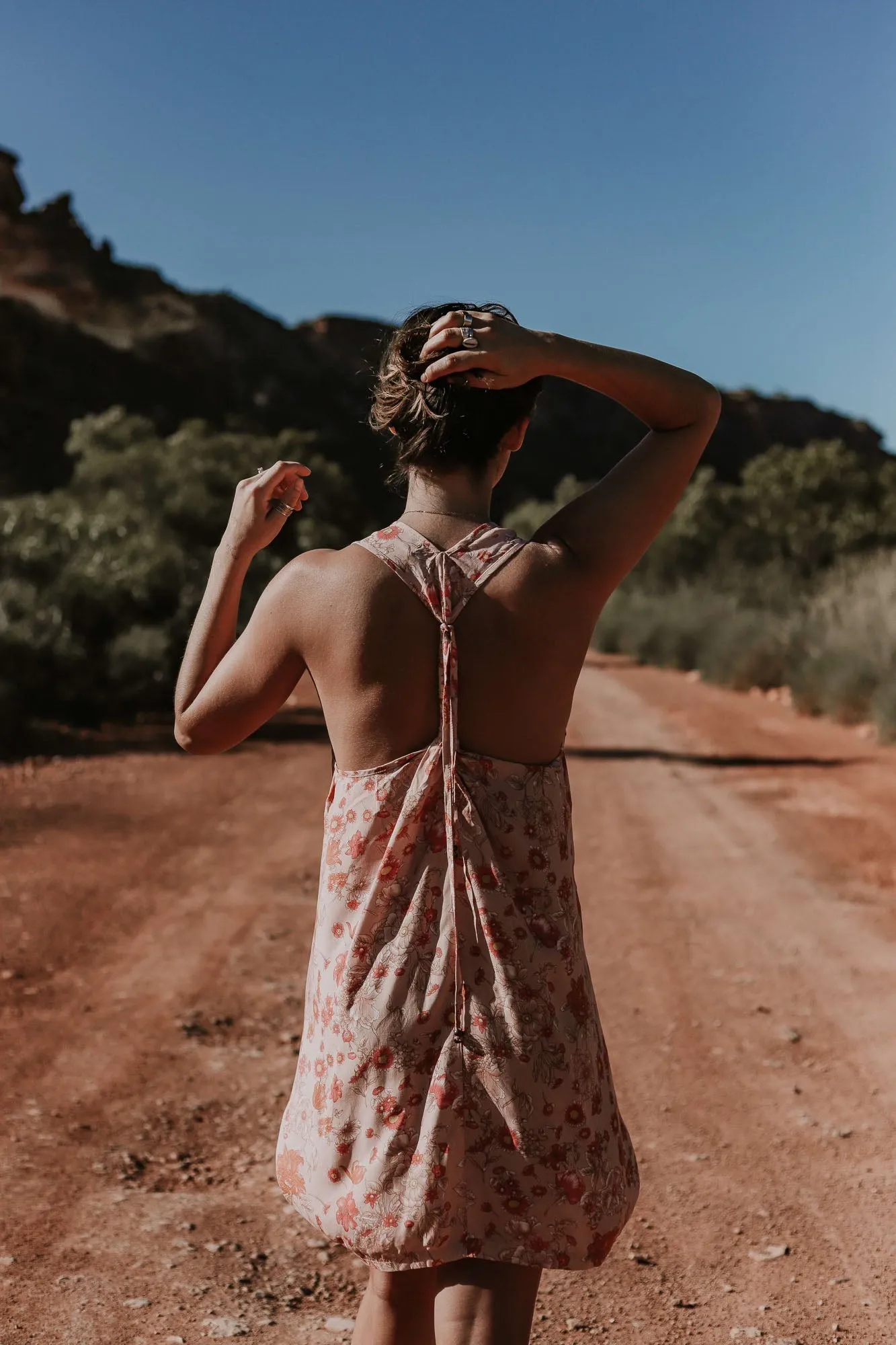Maxi Wingdress - tea rose
