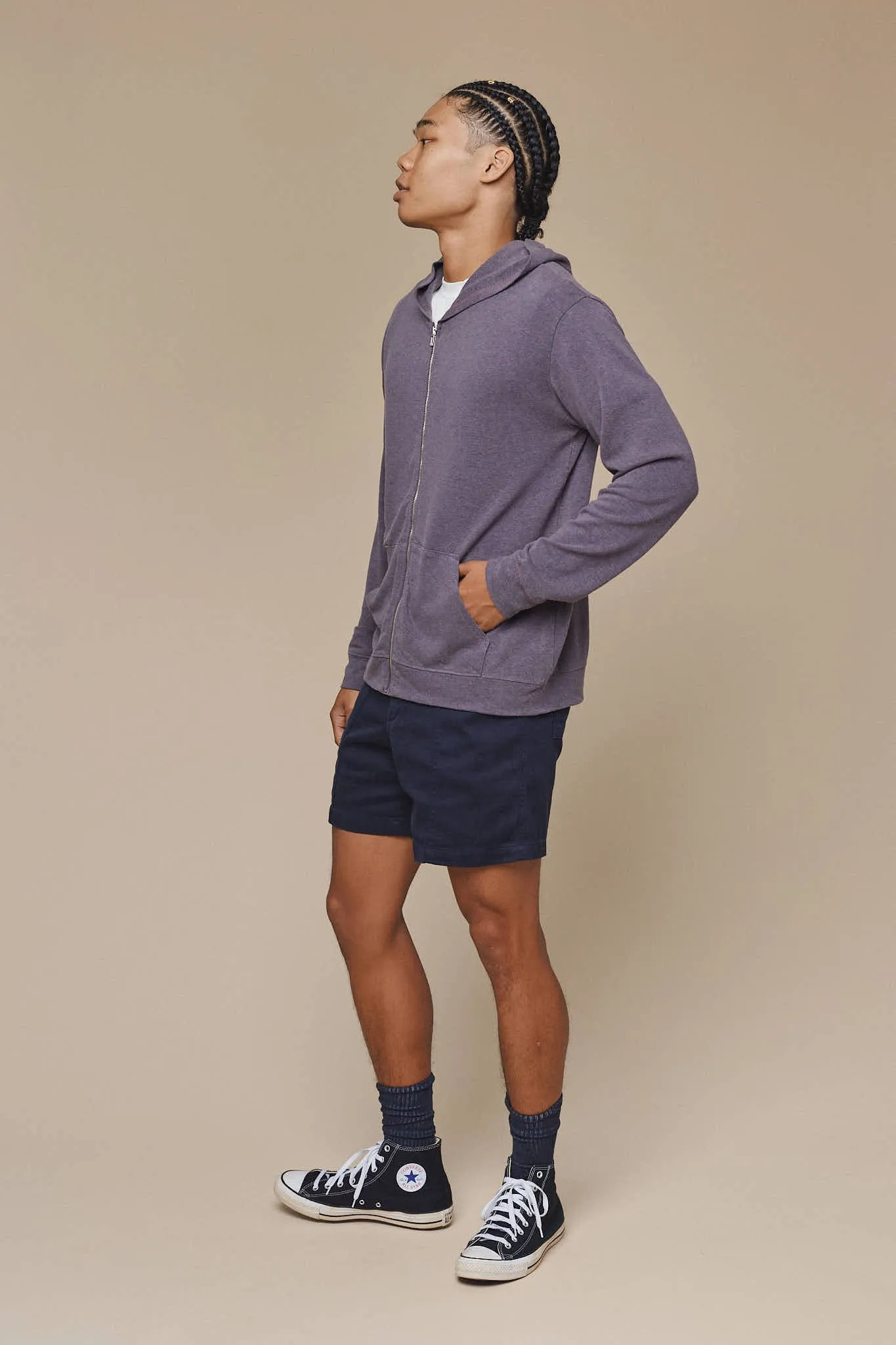 Newport Zip Hooded Long Sleeve