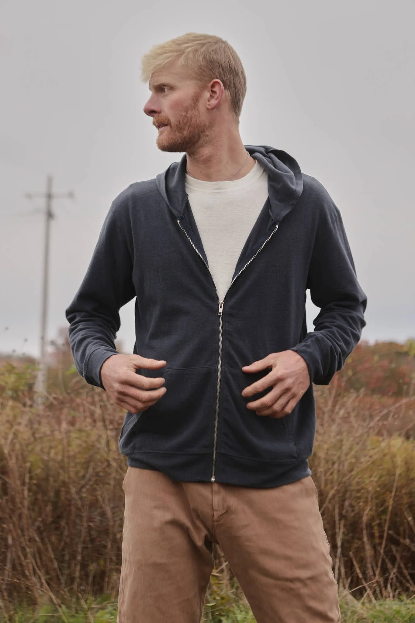 Newport Zip Hooded Long Sleeve