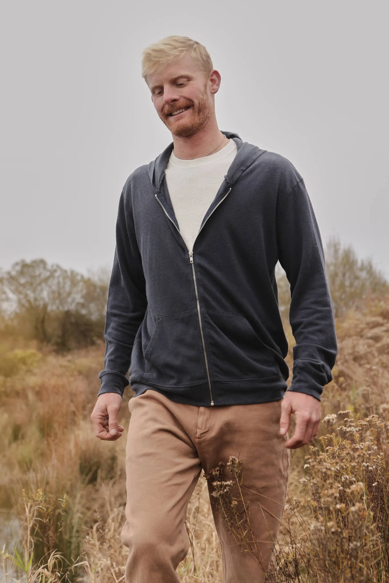Newport Zip Hooded Long Sleeve