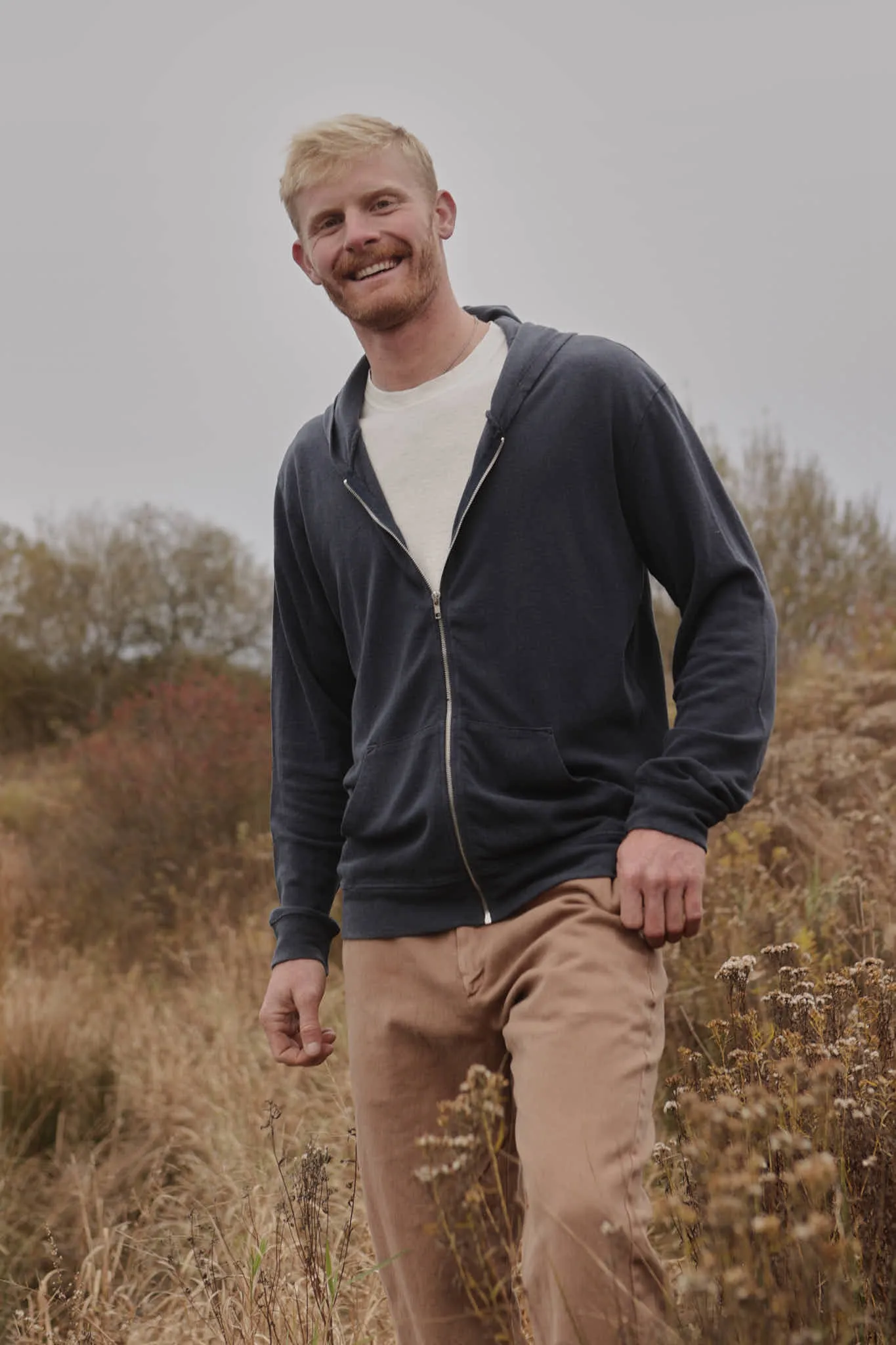 Newport Zip Hooded Long Sleeve