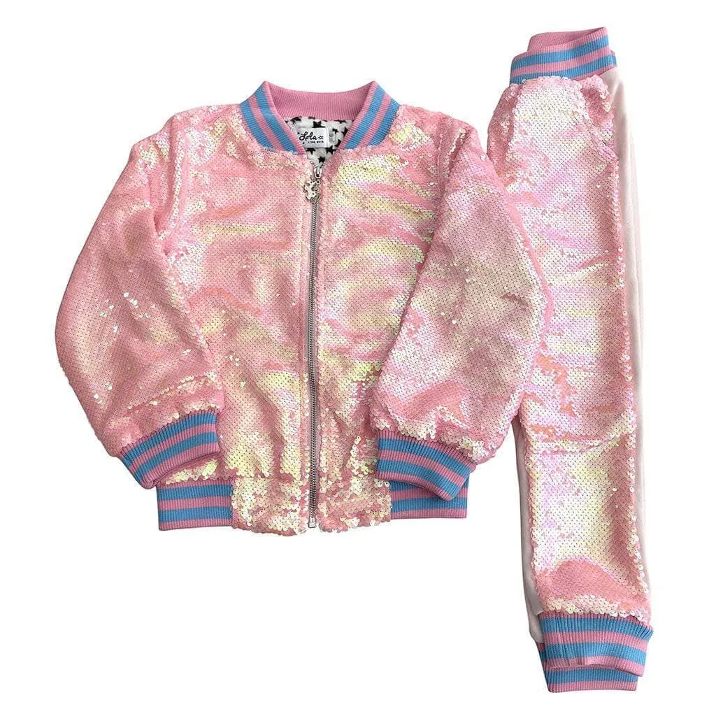 Pretty in Pink Unicorn Sequin Set