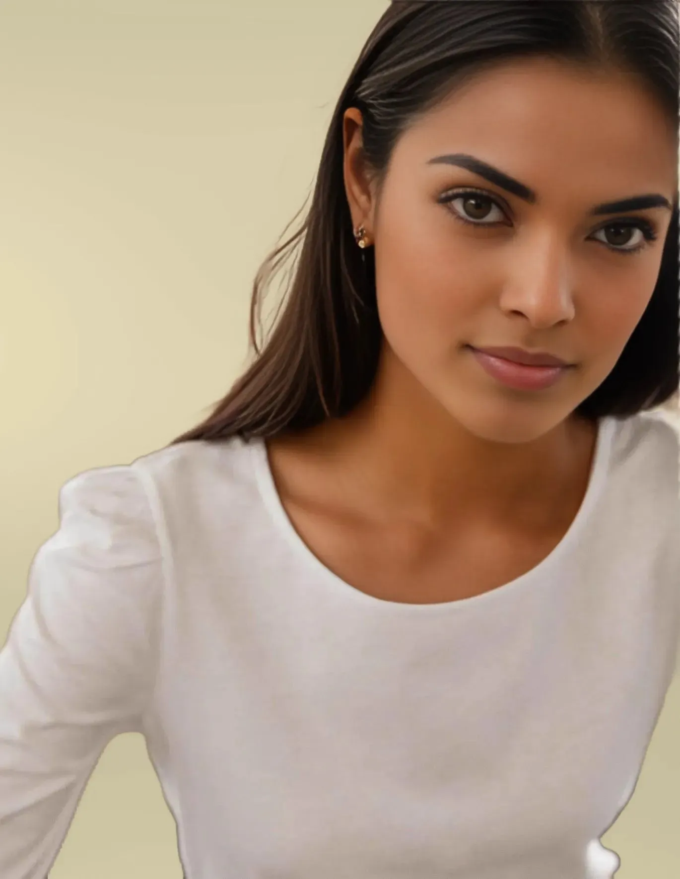 Puff Sleeve Jersey Top