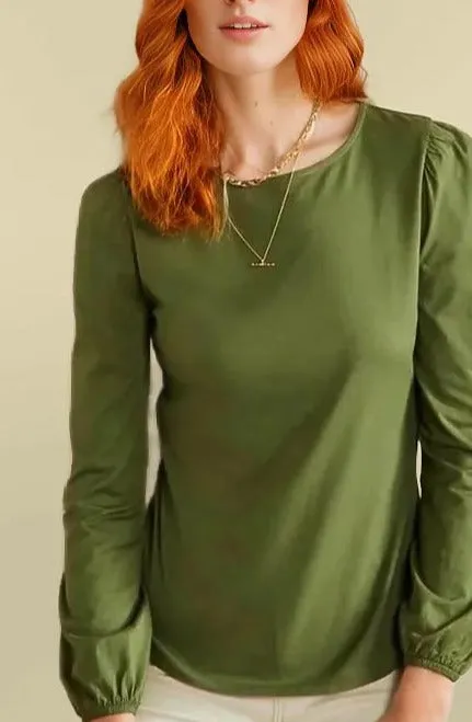 Puff Sleeve Jersey Top